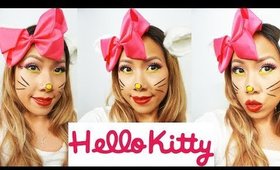 Halloween Makeup - Hello Kitty