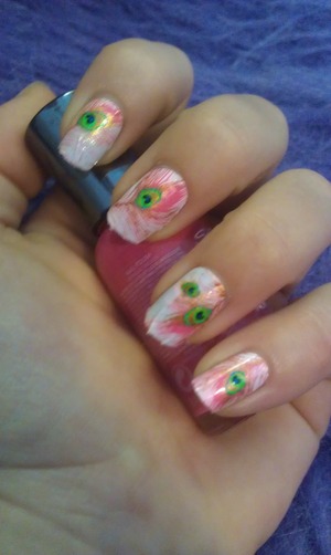 Used nail stickers :)