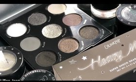 NEW Colourpop SMOKE SHOW Black and White Collection SWATCHES | Lillee Jean