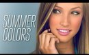 Summer Colors Makeup Tutorial! - Great for Hooded Lids!