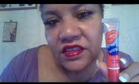 peel off lipstick #naturalhair #makeup