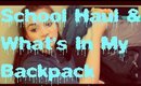 School Supplies Haul & What's In My Backpack | Parisa