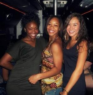 Party bus with my girls! 