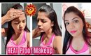 No Eyeshadow No Foundation Heat Proof Summer Makeup Easy Steps #makeupHacks | SuperPrincessjo