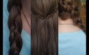 3 Quick and Easy Braided Hairstyles!