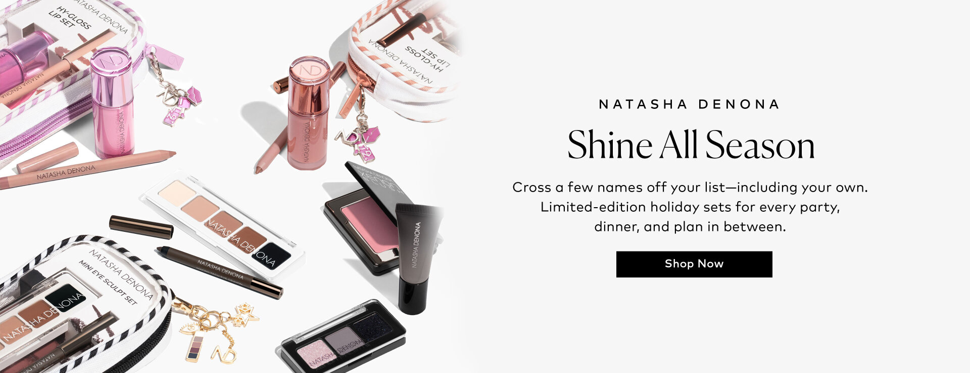 Natasha Denona’s limited-edition holiday sets pair signature formulas and bestselling shades with new exclusives made for every party, dinner, and plan in between. Shop the Natasha Denona Holiday Collection here at Beautylish.com