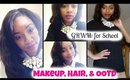 GRWM for School | Makeup, Hair & OOTD