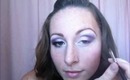 smokey bright purple eye makeup tutorial