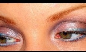 Make-upByMerel Aqua/Silver eye make-up tutorial