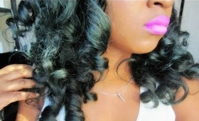 How To: Flexi Rod Curls with extensions