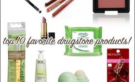 Top 10 Favorite Drugstore Products