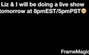 Live Show Announcement!