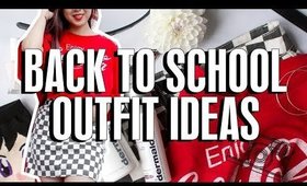 6 Back To School Outfit Ideas | Summer to Fall LOOKBOOK!