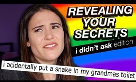REVEALING YOUR SECRETS (I didn't ask Edition) | AYYDUBS
