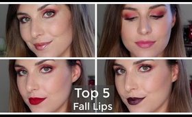 Top 5 Fall Drugstore Lip Picks | Bailey B.