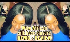 How I lay my lace wigs+ Affordable Virgin Brazilian Hair Yaki Texture |WowAfrican.com