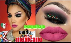 Maquillaje Fiestas Patrias Mexico Tutorial 🇲🇽/ Mexican makeup look| auroramakeup