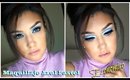 Maquillaje Azul Pastel PRIMAVERA + Compras Mercado / Spring makeup tutorial Blue | auroramakeup