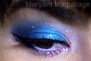 starry blue eyeshadow 
http://www.maryammaquillage.com/2012/01/la-russe.html