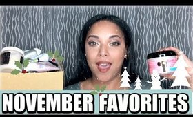 NOVEMBER 2016 FAVORTIES collab w/ KRYSTLE MARTIN ☃️Natural Hair Makeup Skincare || MelissaQ