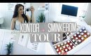 Sminke- og kontorrom tour! + Sminke kolleksjon