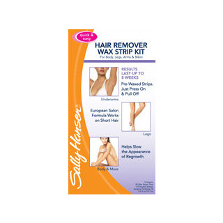 Sally Hansen Hair Remover Wax Strip Kit For Body, Legs, Arms & Bikini