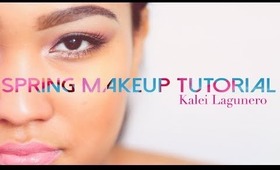 Spring Makeup Tutorial | Kalei Lagunero