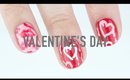 Valentine's Day Nails - Drippy Hearts & Lips!