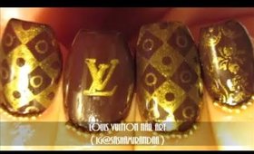 Louis Vuitton Nail Art