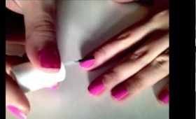 How to: Flocked Nails