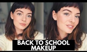 DRUGSTORE / AFFORDABLE Natural Back To School Makeup Tutorial - Quick and Easy!