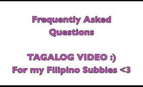Frequently Asked Questions Tagalog Video - #bulaklaklavapie