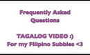 Frequently Asked Questions Tagalog Video - #bulaklaklavapie