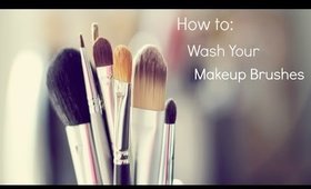 DIY How To Wash Makeup Brushes CHEAP!