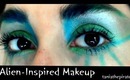 Alien Inspired Makeup ~ Out of This World Tutorial