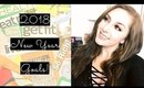 2018 New Year Goals + Vision Board