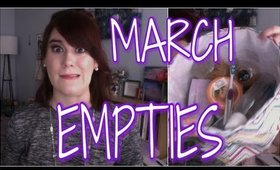 MARCH MADNESS 2015 [EMPTIES EDITION] ~ Empties/Products I've Used Up #22