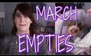 MARCH MADNESS 2015 [EMPTIES EDITION] ~ Empties/Products I've Used Up #22