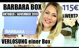 Hammer Produkte! 😍 Barbara Box Oktober/ November 2019 | UNBOXING & VERLOSUNG