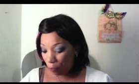 black to grey eye tutorial