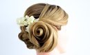 Rose Flower Hairstyle STEP BY STEP Tutorial with Braid | HAIR ART