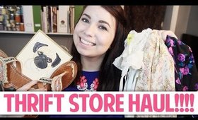 Thrift Store Haul (Fashion + Home)