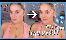 GYM MAKEUP ROUTINE! 🏋️‍♀️💦 Sweat Proof Foundation??