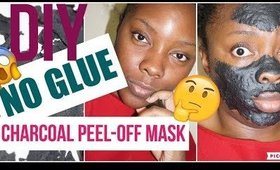 DIY NO GLUE BLACKHEAD PEEL MASK│Tamekans