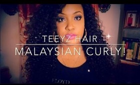 Teeyz Hair Malaysian Curly + IMATS NY Update