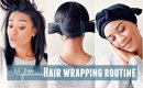 Nighttime Hair Wrapping Routine