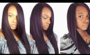 Zury Royal Swiss Lace Pre-Tweezed Part | "CHIA" Wig in Violet