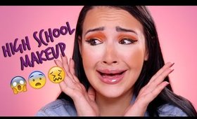 HOW I DID MY MAKEUP IN HIGH SCHOOL Challenge | Amanda Ensing