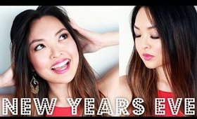 New Years Eve Makeup & Outfit