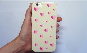 DIY Hearts Phone Case